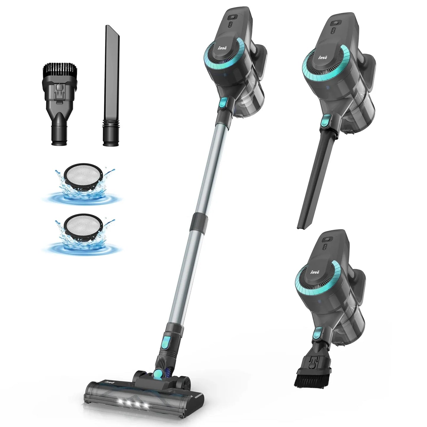 Cordless 6-in-1 Vacuum Cleaner – 20Kpa Powerful, Lightweight & Handheld for Home, Pet & Car