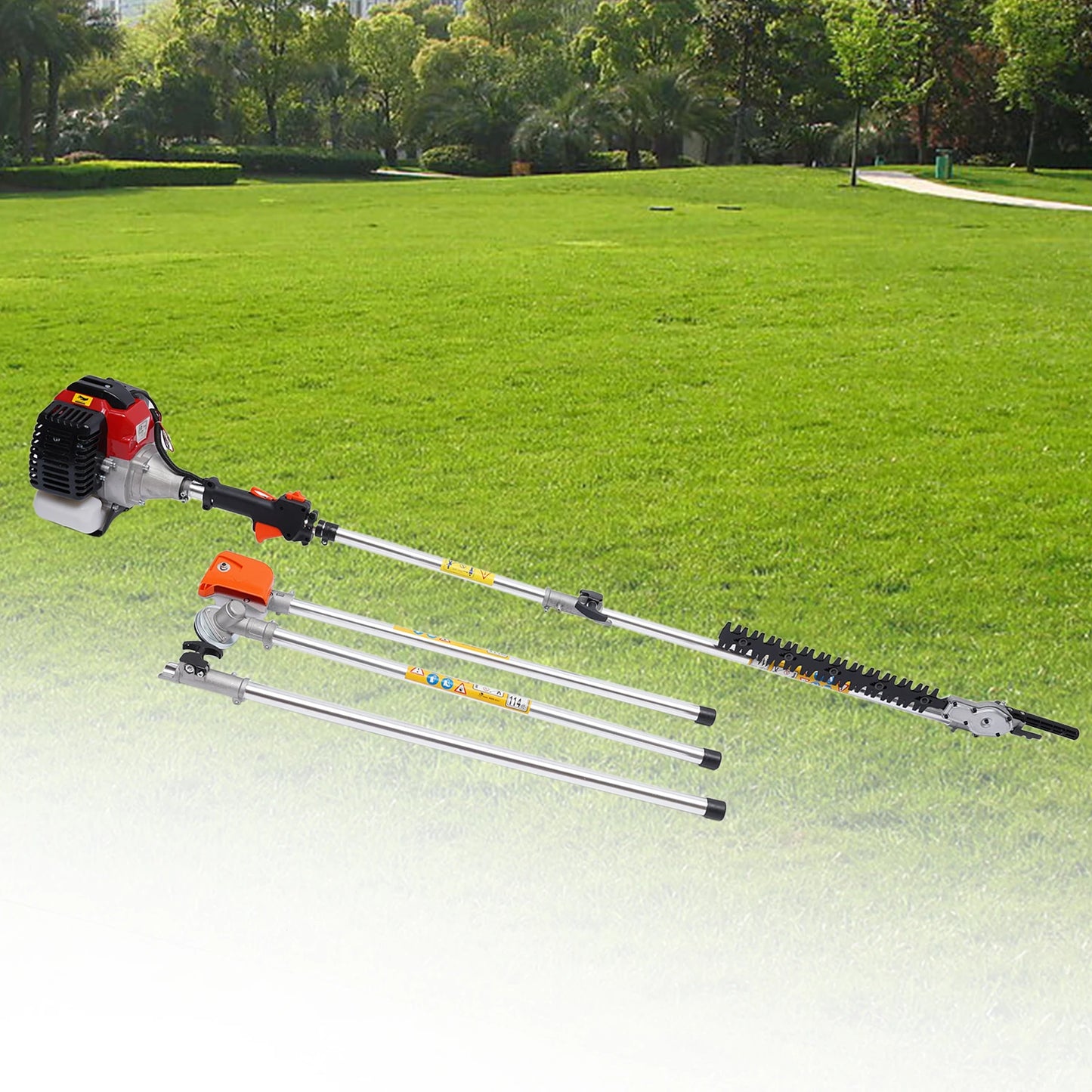 Trimmer Brush Cutter 52cc 2 Stroke Grass Wacker Weed Eater Lawn Mower Gas Power