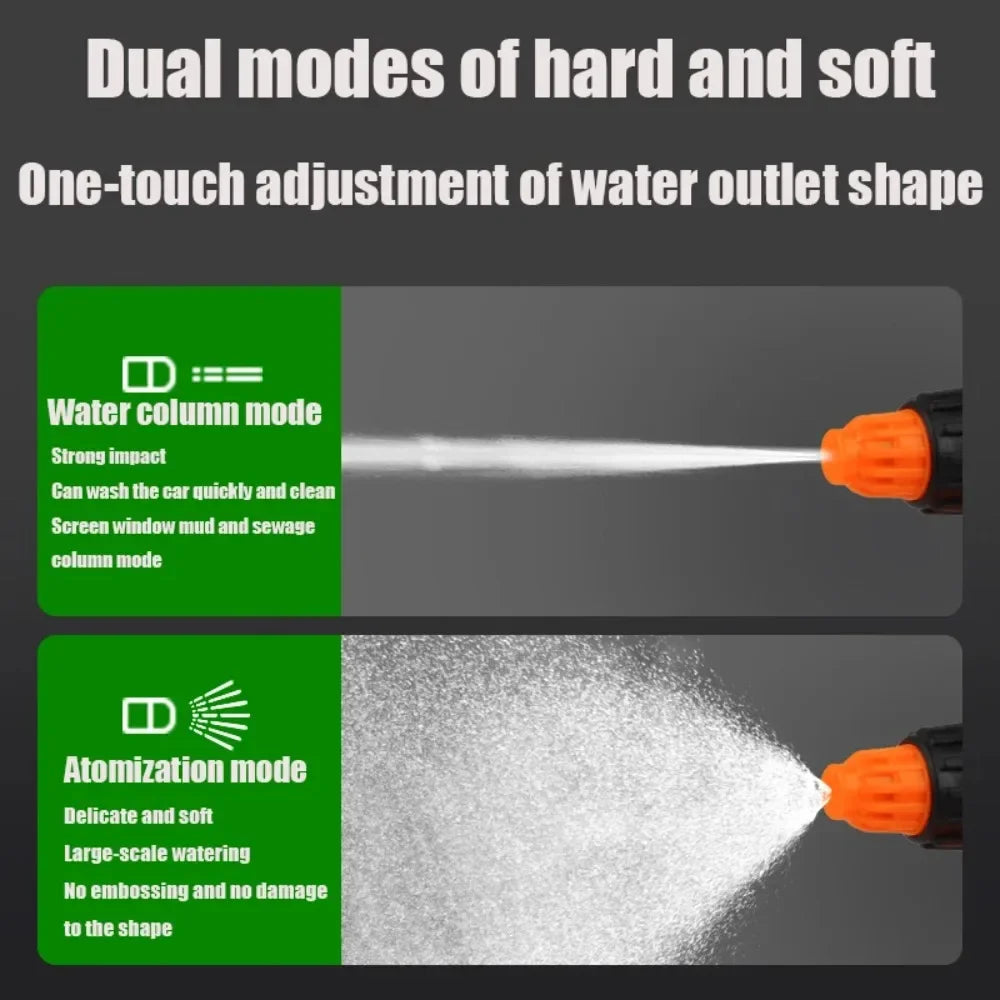 1.2L Handheld Car Wash Spray Bottle – Air Pressure Watering Can for Car & Home Cleaning