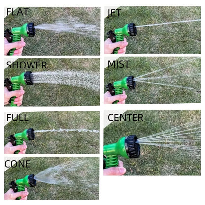 Scalable flexible garden spray gun plastic tube, multi-purpose spray gun hose, suitable for watering lawns, home use, pet bathin
