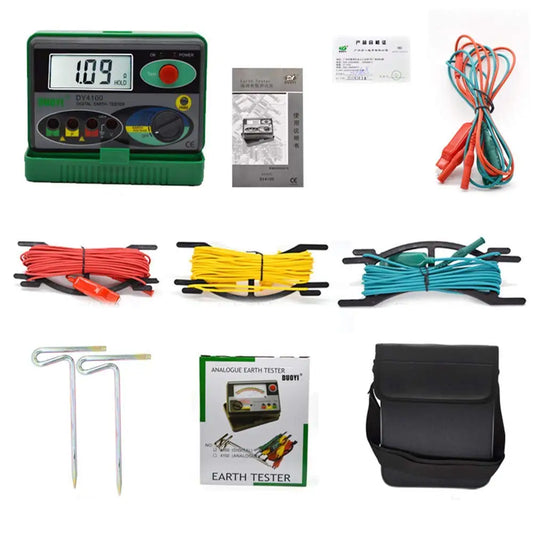 DUOYI DY4100 Digital Resistance Tester – Earth Ground Meter & High-Accuracy Multimeter for Power Systems