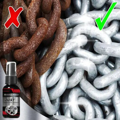 30ml Multi-Purpose Car Rust Remover Spray – Chrome & Metal Surface Cleaner
