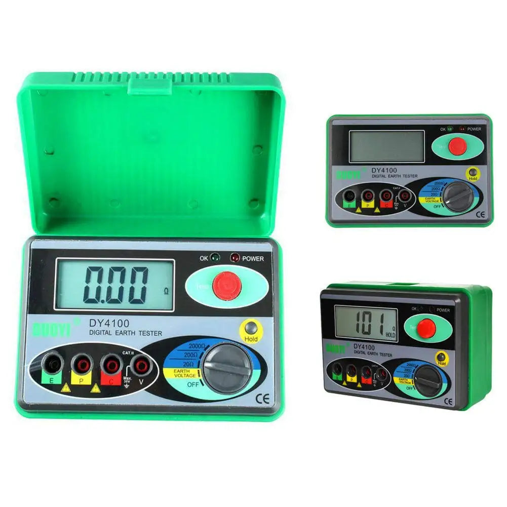 DUOYI DY4100 Digital Resistance Tester – Earth Ground Meter & High-Accuracy Multimeter for Power Systems