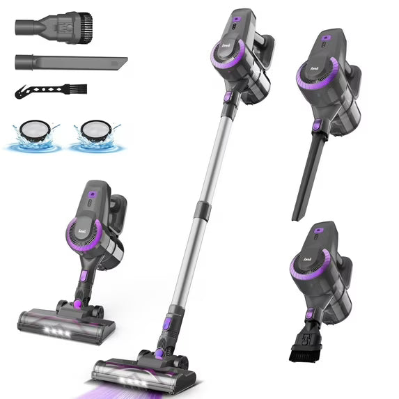 Cordless 6-in-1 Vacuum Cleaner – 20Kpa Powerful, Lightweight & Handheld for Home, Pet & Car