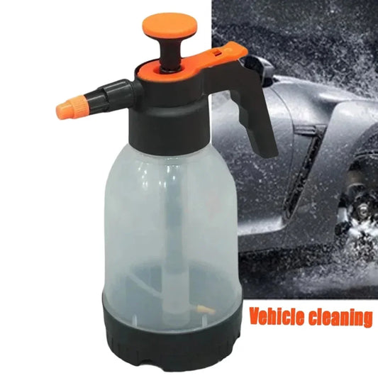 1.2L Handheld Car Wash Spray Bottle – Air Pressure Watering Can for Car & Home Cleaning