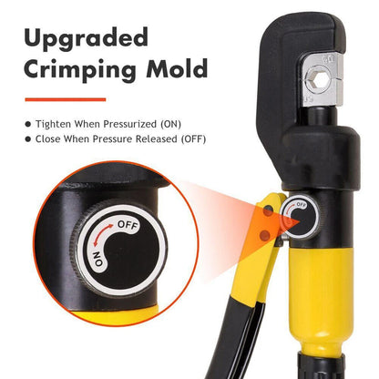 4-70mm² Hydraulic Crimping Pliers YQK-70 Pressure 8T Home Hydraulic Tools Hydraulic Pliers DIY Cable Terminal Crimping Pliers