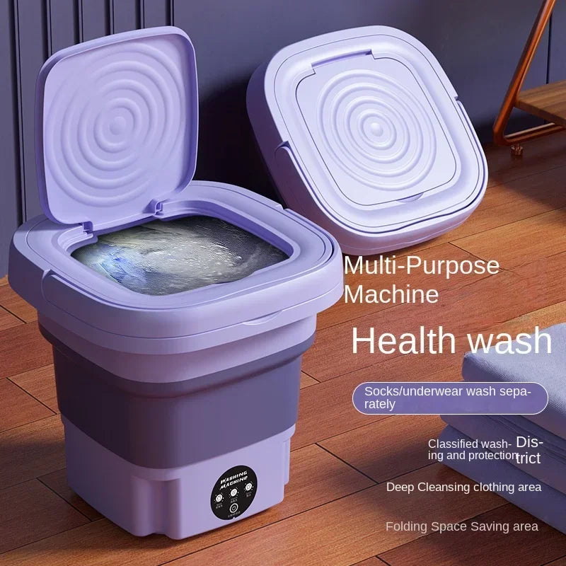 Portable 8L Folding Washing Machine