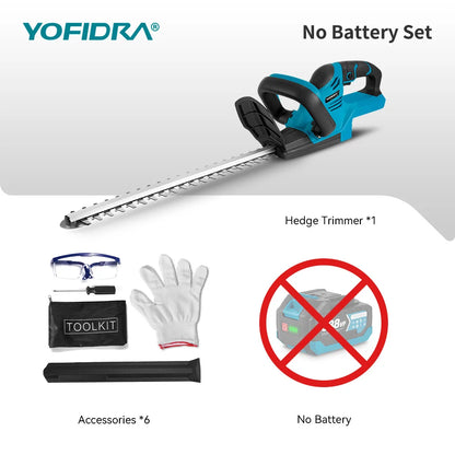 Cordless Electric Hedge Trimmer Pruning Saw Lawn Mower Garden