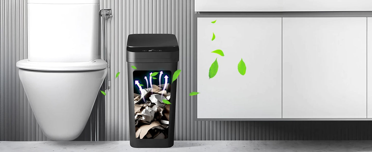 2 Pack – 12L Automatic Touchless Trash Can
