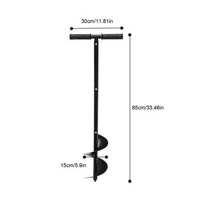 Hand Auger Drill – Garden Post Hole Digger & Planting Tool