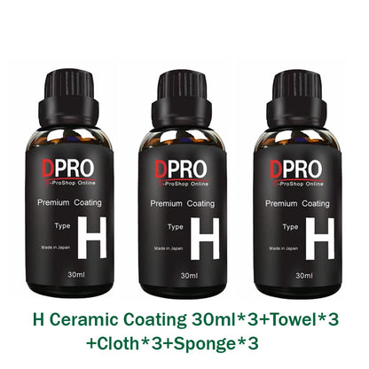 Dpro 9H Nano Ceramic Coating – Liquid Glass Car Paint Protection, Waterproof & Anti-Scratch Polish