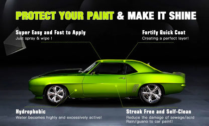 EAFC Car Nano Ceramic Coating Spray – Auto Body Paint Protection & Polish (50/100/300ml)