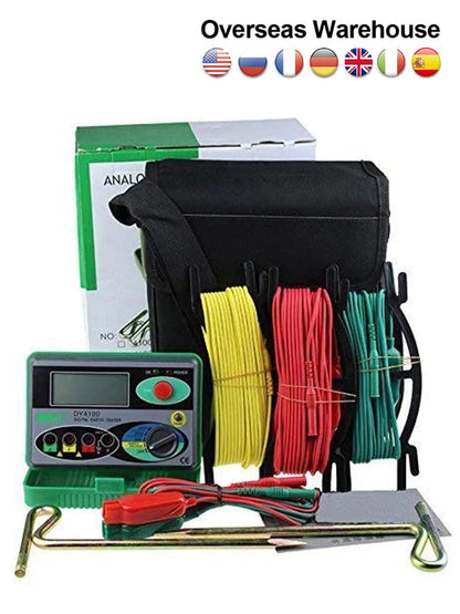 DUOYI DY4100 Digital Resistance Tester – Earth Ground Meter & High-Accuracy Multimeter for Power Systems