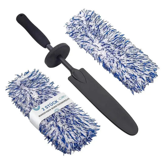 Automotive Wheel Hub Brushes Ultrafine Fiber Dust Removal Duster Cleaning Tools Car Washing Supplies   Car Wash Brush