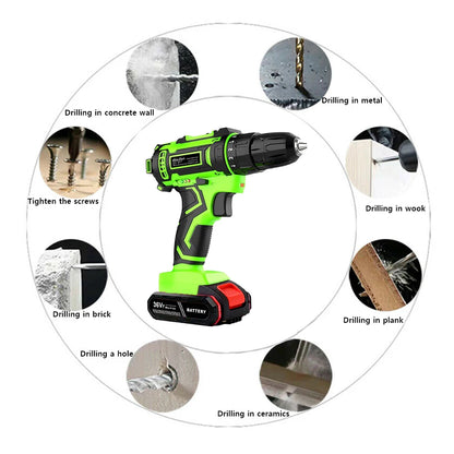 High quality lithium-ion rechargeable battery electric tool hand drill