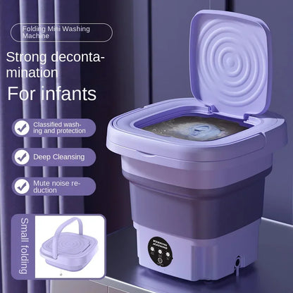 Portable 8L Folding Washing Machine