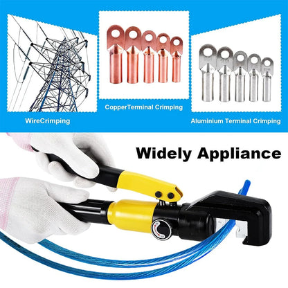 4-70mm² Hydraulic Crimping Pliers YQK-70 Pressure 8T Home Hydraulic Tools Hydraulic Pliers DIY Cable Terminal Crimping Pliers