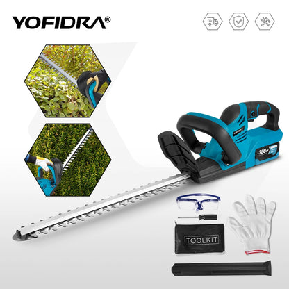 Cordless Electric Hedge Trimmer Pruning Saw Lawn Mower Garden