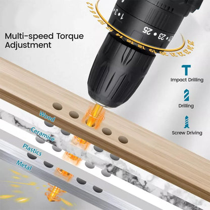 High quality lithium-ion rechargeable battery electric tool hand drill