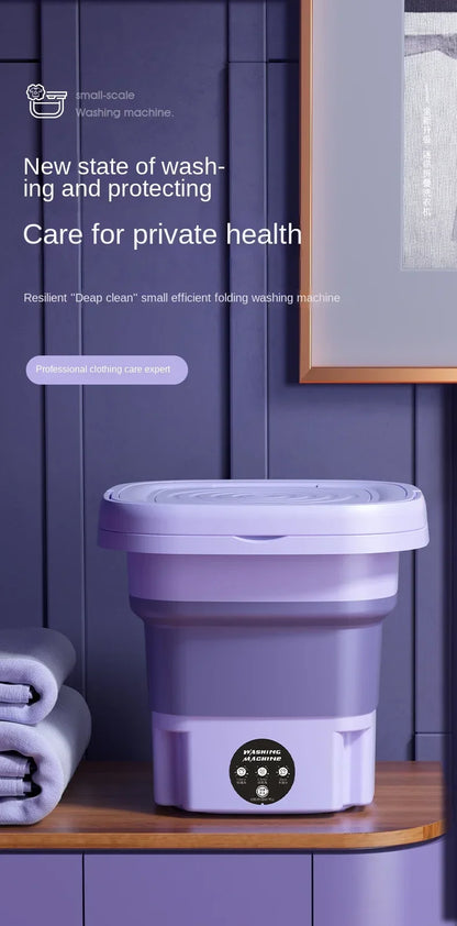 Portable 8L Folding Washing Machine