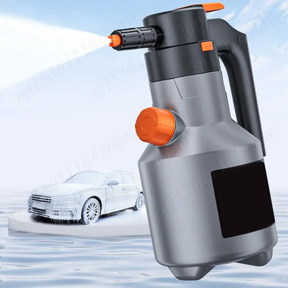 2L Rechargeable Electric Foam Sprayer – Handheld Snow Foam Cannon for Car Wash & Garden Use