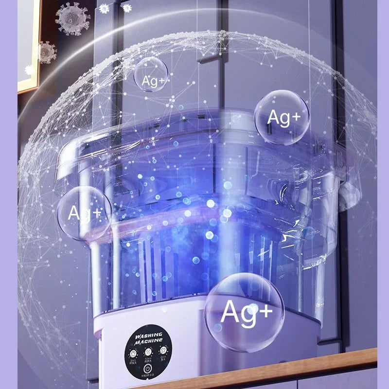 Portable 8L Folding Washing Machine