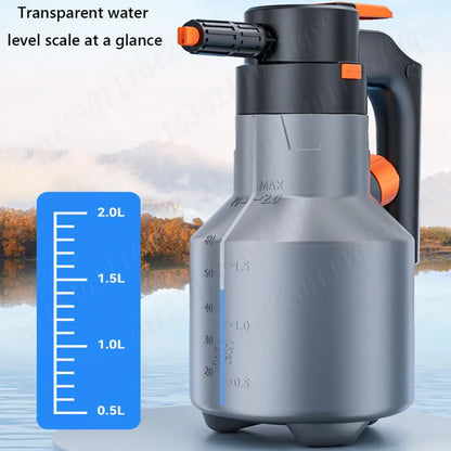 2L Rechargeable Electric Foam Sprayer – Handheld Snow Foam Cannon for Car Wash & Garden Use