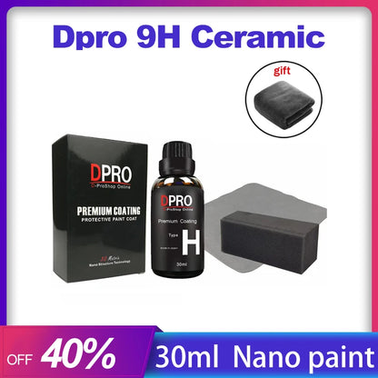 Dpro 9H Nano Ceramic Coating – Liquid Glass Car Paint Protection, Waterproof & Anti-Scratch Polish