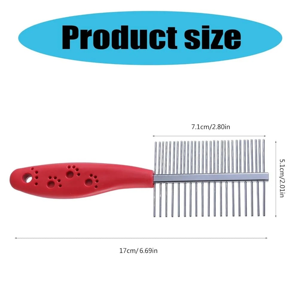 Pet Hair Removal Brush – Grooming & Massaging Comb for Cats and Dogs
