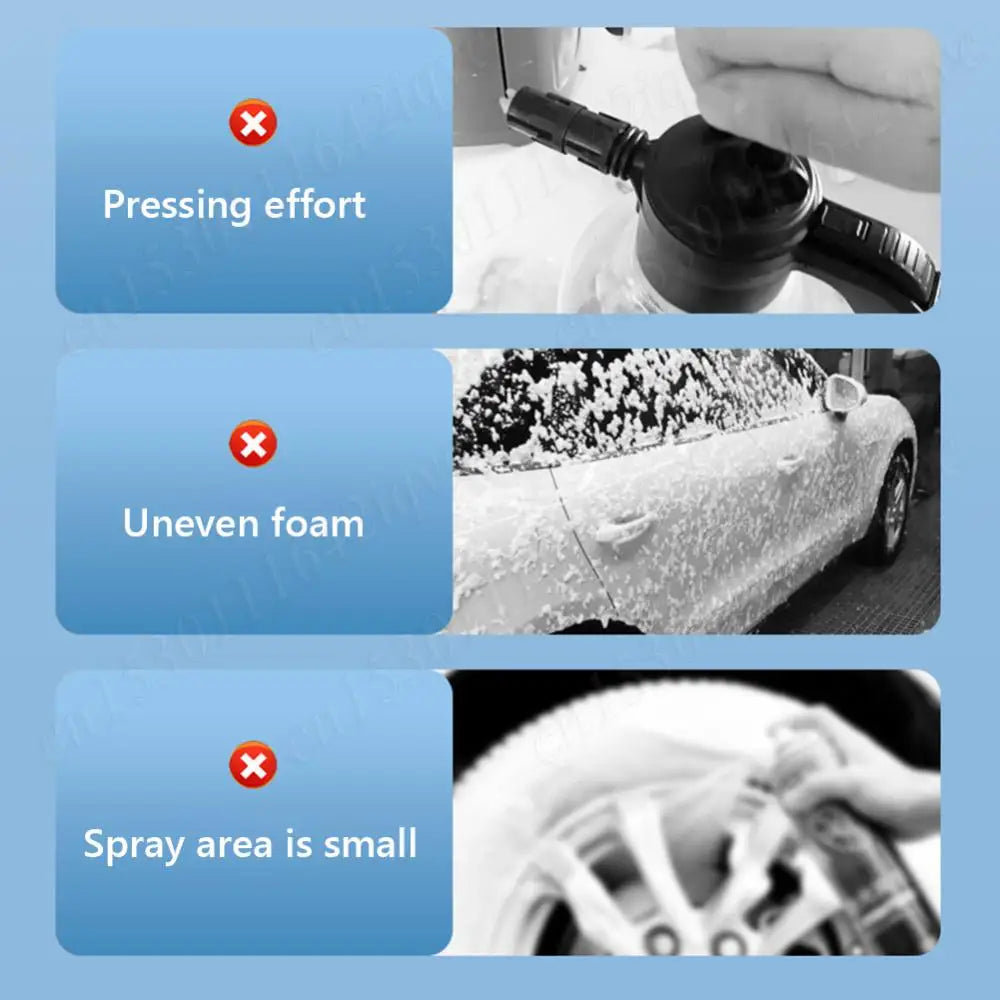 2L Rechargeable Electric Foam Sprayer – Handheld Snow Foam Cannon for Car Wash & Garden Use