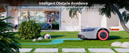 C-TOF Robot Lawn Mower Redkey MGC500 Lawn Mower Robot Cable Break Detection Climbing Capacity 45% App Control Mowing Robot
