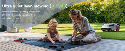 C-TOF Robot Lawn Mower Redkey MGC500 Lawn Mower Robot Cable Break Detection Climbing Capacity 45% App Control Mowing Robot