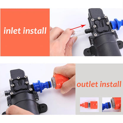 12V Portable Car Wash High Pressure Washer Gun Pump – Electric Auto Cleaning Machine