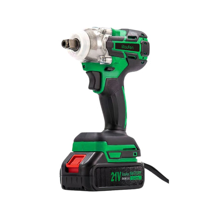 380N Large Torque Brushless Electric Wrench 21V Industrial Lithium Battery Charging for Cow Rack Woodworking Auto Repair