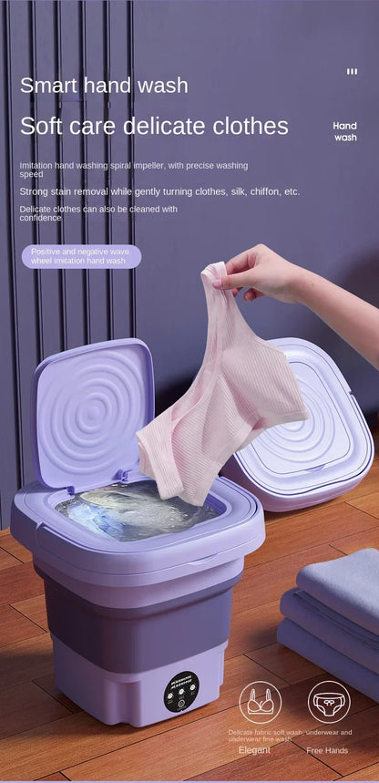 Portable 8L Folding Washing Machine