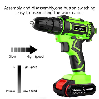 High quality lithium-ion rechargeable battery electric tool hand drill