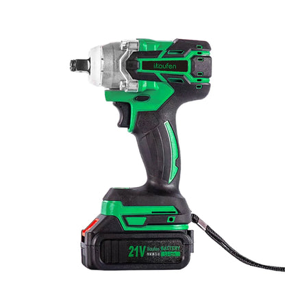 380N Large Torque Brushless Electric Wrench 21V Industrial Lithium Battery Charging for Cow Rack Woodworking Auto Repair