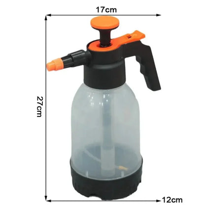 1.2L Handheld Car Wash Spray Bottle – Air Pressure Watering Can for Car & Home Cleaning