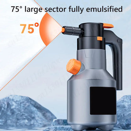2L Rechargeable Electric Foam Sprayer – Handheld Snow Foam Cannon for Car Wash & Garden Use