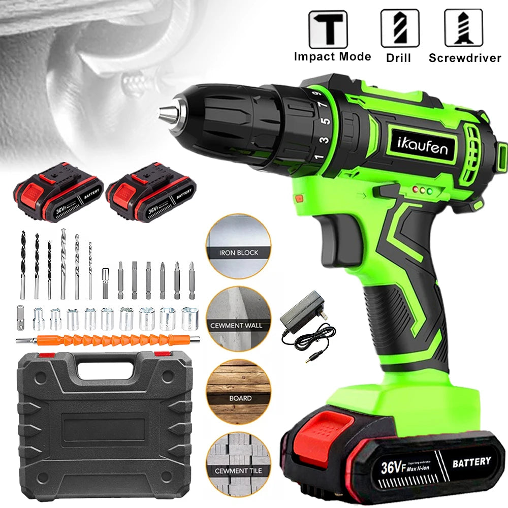 High quality lithium-ion rechargeable battery electric tool hand drill